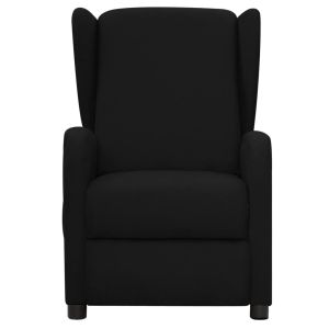 Massagestoel stof zwart
