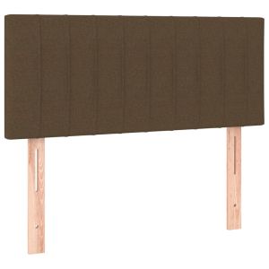 Hoofdbord 80x5x78/88 cm stof donkerbruin