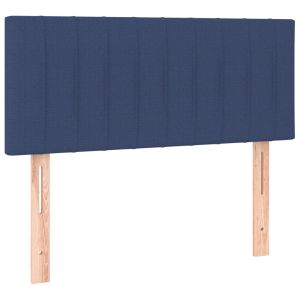 Hoofdbord 90x5x78/88 cm stof blauw