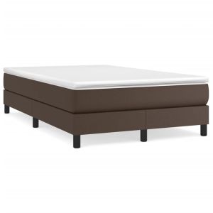 Boxspringframe kunstleer bruin 120x200 cm