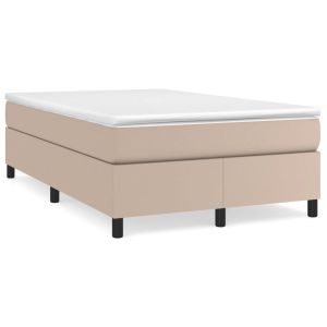Boxspringframe kunstleer cappuccino 120x200 cm