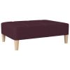 Voetenbank 78x56x32 cm stof paars