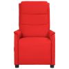 Massagestoel kunstleer rood