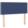 Hoofdbord 100x5x78/88 cm stof blauw