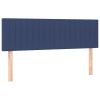 Hoofdborden 2 st 72x5x78/88 cm stof blauw