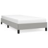 Bedframe stof lichtgrijs 90x200 cm