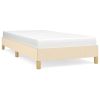 Bedframe stof crèmekleurig 100x200 cm