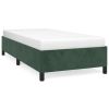Bedframe fluweel donkergroen 100x200 cm