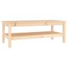 Salontafel 110x50x40 cm massief grenenhout