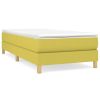 Boxspringframe stof groen 100x200 cm