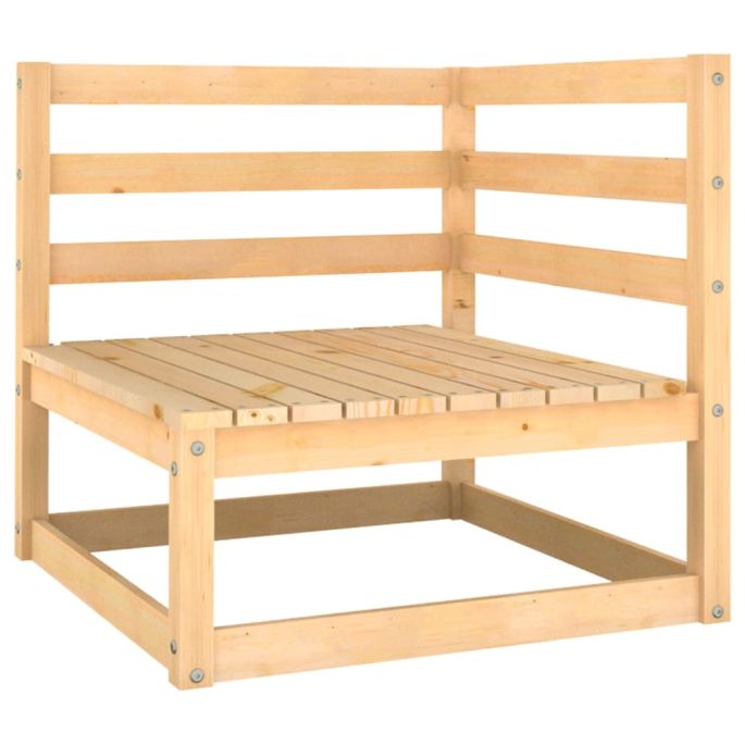 8-delige Loungeset met antracietkleurige kussens grenenhout