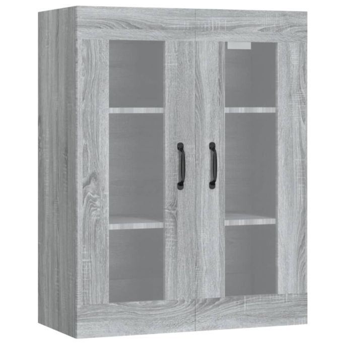 Hangkast 69,5x34x90 cm grijs sonoma eikenkleurig