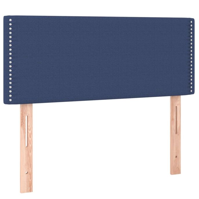 Hoofdbord 100x5x78/88 cm stof blauw