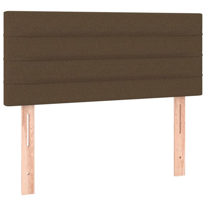 Hoofdbord 80x5x78/88 cm stof donkerbruin