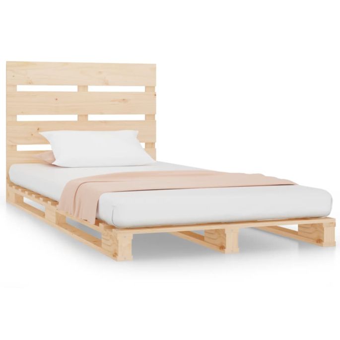 Bedframe massief grenenhout 75x190 cm 2FT6 Small Single