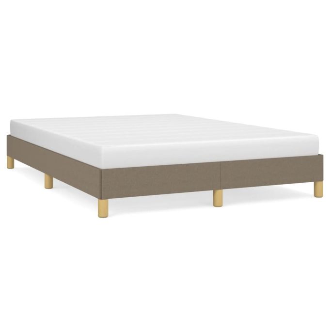 Bedframe stof taupe 140x190 cm