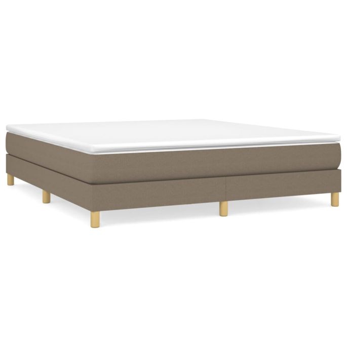 Boxspringframe stof taupe 160x200 cm