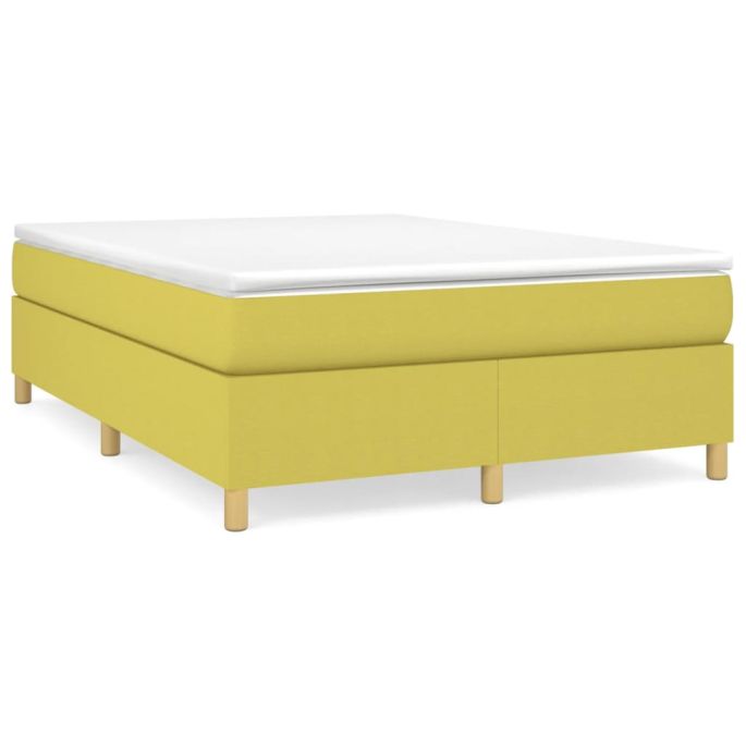 Boxspringframe stof groentje 140x190 cm
